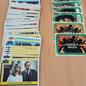 Vintage Charlie's Angels 1977 Topps Trading Cards